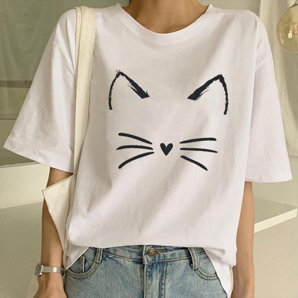 cat print fashion men t shirts cute tee summer short sleeve female clothes graphic femme, White;black
cat print fashion men t shirts cute tee summer short sleeve female clothes graphic femme, White;black