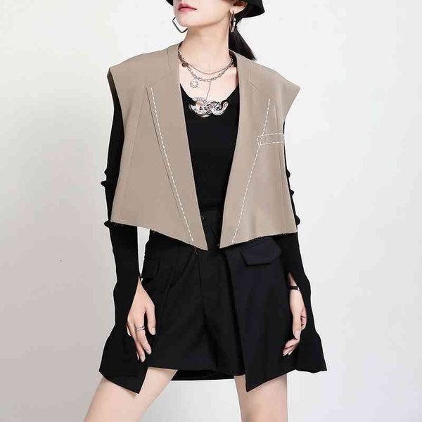 jacket msxu women's fall and winter short thin, versatile female vests of line vest, Black;brown
jacket msxu women's fall and winter short thin, versatile female vests of line vest, Black;brown
