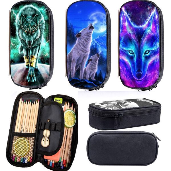 howling wolf print pencil case students cool animal pen bag teenager boys stationary kids children box cosmetic cases bags
howling wolf print pencil case students cool animal pen bag teenager boys stationary kids children box cosmetic cases bags
