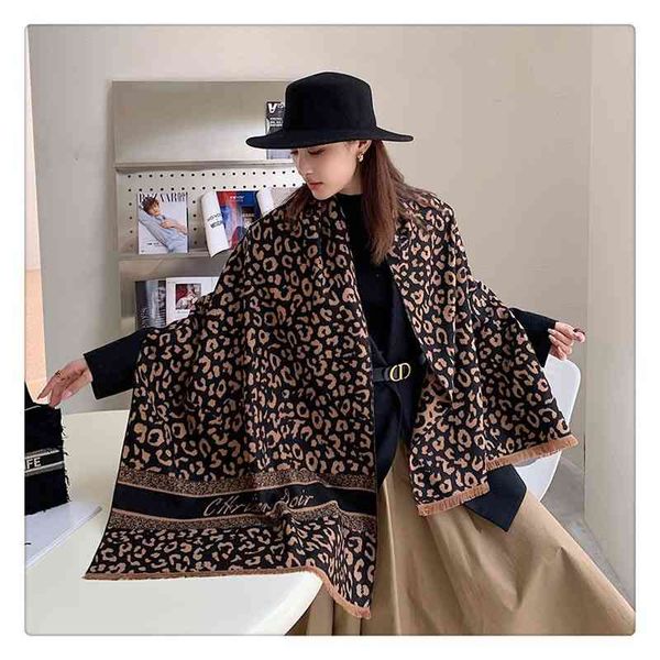 70% off design scarf korean new leopard imitation cashmere thickened warm double-sided versatile autumn and winter air conditioning room sha, Blue;gray
70% off design scarf korean new leopard imitation cashmere thickened warm double-sided versatile autumn and winter air conditioning room sha, Blue;gray