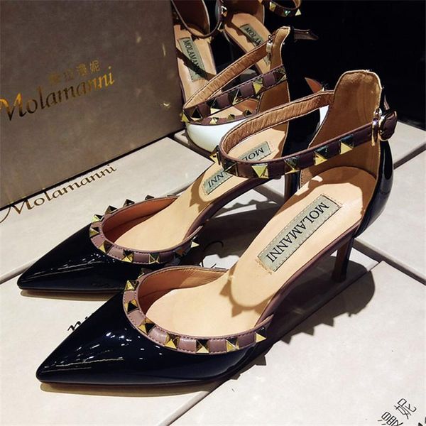 dress shoes high heels for women black patent leather spikes strappy pointy toe stiletto stripper bridal wedding prom evening
dress shoes high heels for women black patent leather spikes strappy pointy toe stiletto stripper bridal wedding prom evening