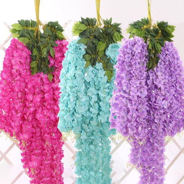 6/12 pcs artificial vine wisteria flower plastic fake 3.6ft silk wedding hanging birthday party garden decoration wall backdrop decorative f
6/12 pcs artificial vine wisteria flower plastic fake 3.6ft silk wedding hanging birthday party garden decoration wall backdrop decorative f