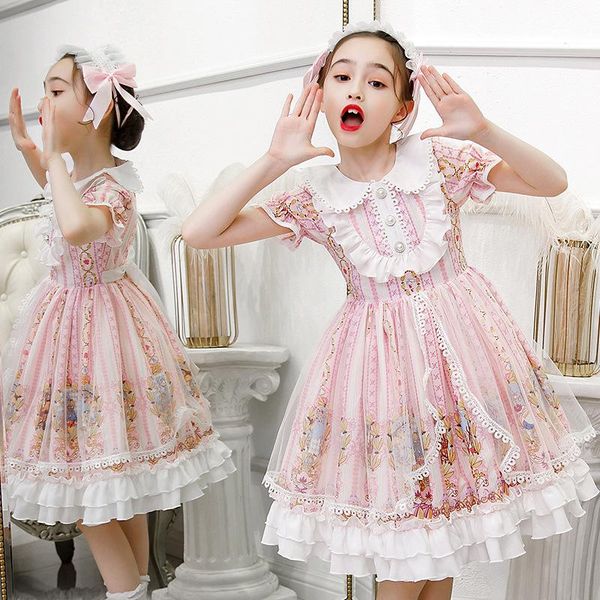 girl's dresses sweet lolita dress girls cute cartoon print girl women harajuku chic lace tulle bow tea party, Red;yellow
girl's dresses sweet lolita dress girls cute cartoon print girl women harajuku chic lace tulle bow tea party, Red;yellow
