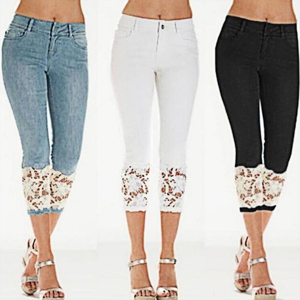 summer denim skinny capri pants women jeans high waist cropped trousers slim casual pantalon female capris lace 3xl, Blue
summer denim skinny capri pants women jeans high waist cropped trousers slim casual pantalon female capris lace 3xl, Blue