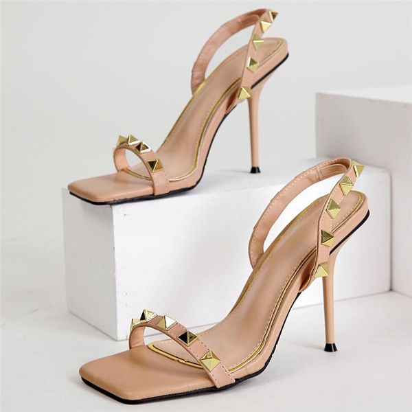 sandals 2021 women 10cm high heels rivets lady stripper strap thin studded sandles platform prom party nude shoes, Black
sandals 2021 women 10cm high heels rivets lady stripper strap thin studded sandles platform prom party nude shoes, Black