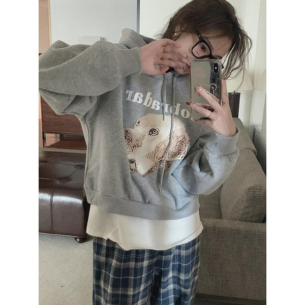 women's hoodies & sweatshirts y2k streetwear dog print women autumn harajuku plus velvet oversized hooded loose long sleeve pullovers, Black
women's hoodies & sweatshirts y2k streetwear dog print women autumn harajuku plus velvet oversized hooded loose long sleeve pullovers, Black