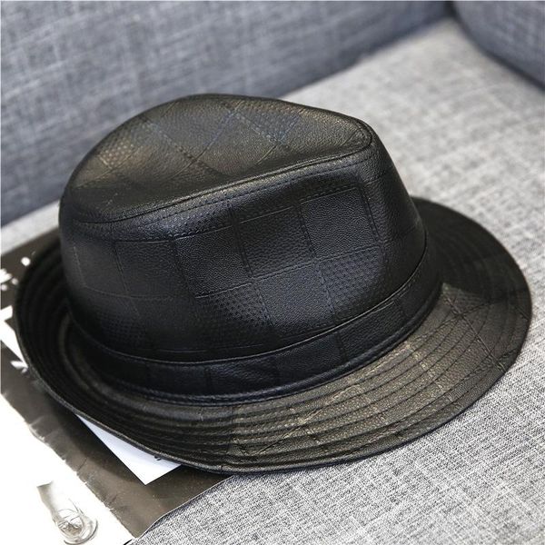 cloches hat autumn and winter european american fashion square pu texture outdoor warm retro comfortable leather business, Blue;gray
cloches hat autumn and winter european american fashion square pu texture outdoor warm retro comfortable leather business, Blue;gray