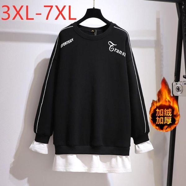 plus size t-shirt missfansiqi 3xl 4xl 5xl 6xl 7xl autumn winter for women large long sleeve velvet wool line thick warm, Black
plus size t-shirt missfansiqi 3xl 4xl 5xl 6xl 7xl autumn winter for women large long sleeve velvet wool line thick warm, Black