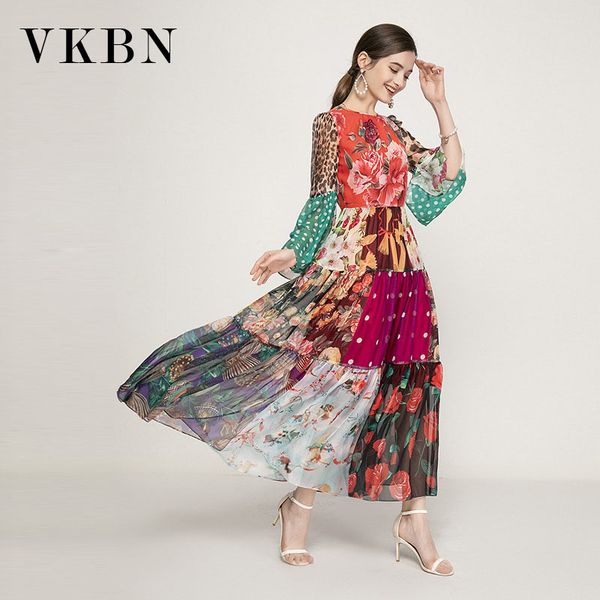 vkbn summer dress women casual flare sleeve o-neck floral printing patchwork evening maxi dress clothing for women 210507, Black;gray
vkbn summer dress women casual flare sleeve o-neck floral printing patchwork evening maxi dress clothing for women 210507, Black;gray