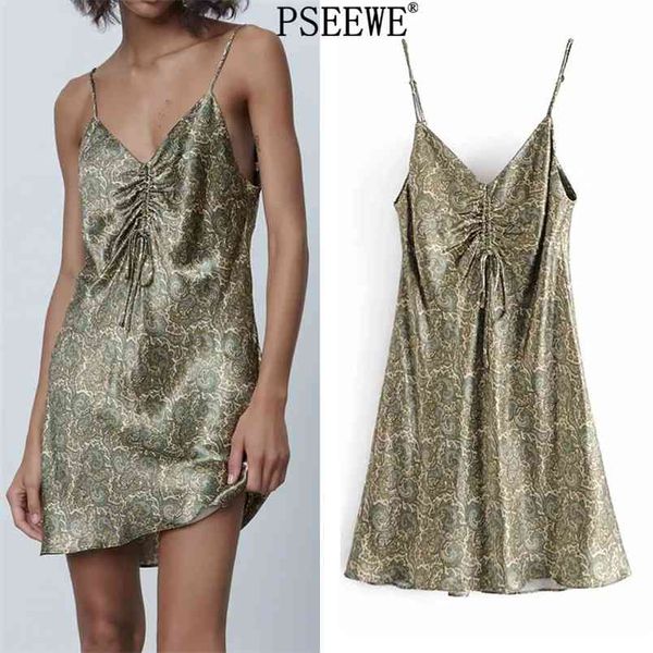 vintage print slip short woman dresses summer ruched adjustable straps backless mini women party 210519, Black;gray
vintage print slip short woman dresses summer ruched adjustable straps backless mini women party 210519, Black;gray