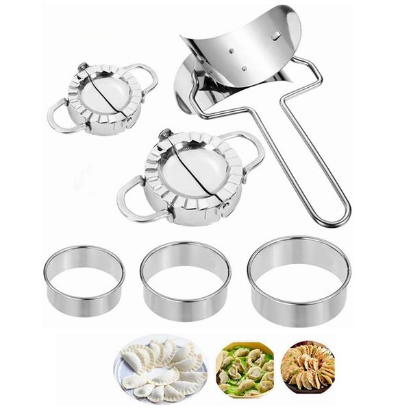 6 Pcs Dumpling Maker Cutter Set 304 Stainless Steel Dumpling Mold Dough Press Cutter Dumplings Peeling Cutting Kitchen Tools
6 Pcs Dumpling Maker Cutter Set 304 Stainless Steel Dumpling Mold Dough Press Cutter Dumplings Peeling Cutting Kitchen Tools