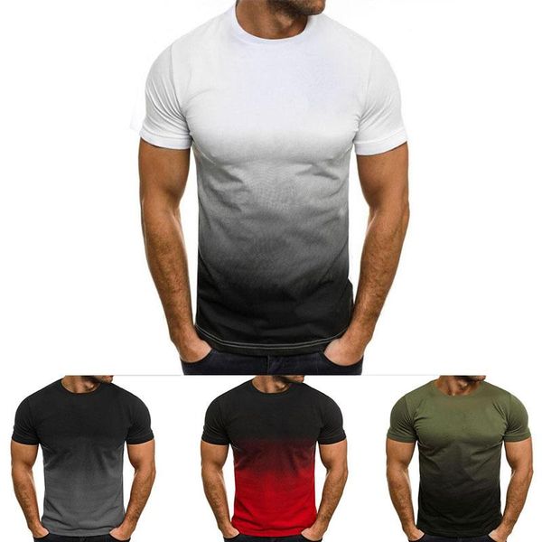 men's t-shirts foreign trade summer 2021 gradient 3d printing european and american trend digital short sleeve t-shirt men, White;black
men's t-shirts foreign trade summer 2021 gradient 3d printing european and american trend digital short sleeve t-shirt men, White;black