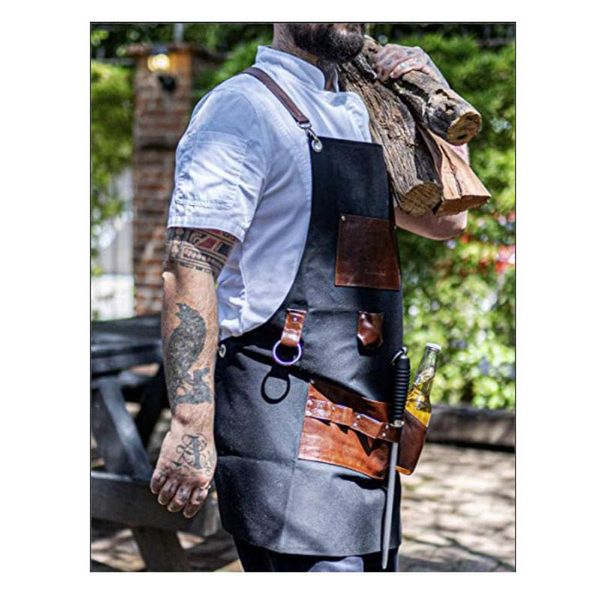 aprons apron european and american style electrician gardening woodworking thick canvas pu
aprons apron european and american style electrician gardening woodworking thick canvas pu