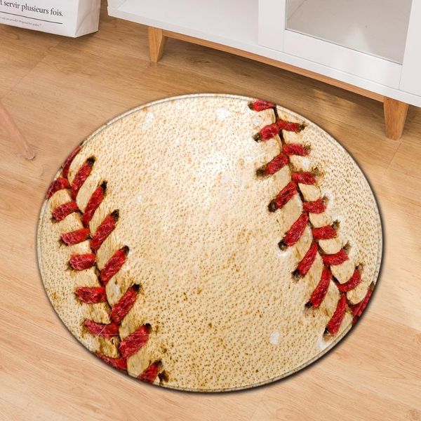 carpets round carpet baseball pattern area rug for living room bedroom anti slip tapis coffee table children play floor mats 60cm
carpets round carpet baseball pattern area rug for living room bedroom anti slip tapis coffee table children play floor mats 60cm