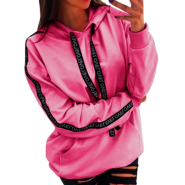 women's hoodies & sweatshirts streetwear fashion women plus size long sleeve solid sweatshirt hooded pullover shirt sudadera mujer#9, Black
women's hoodies & sweatshirts streetwear fashion women plus size long sleeve solid sweatshirt hooded pullover shirt sudadera mujer#9, Black