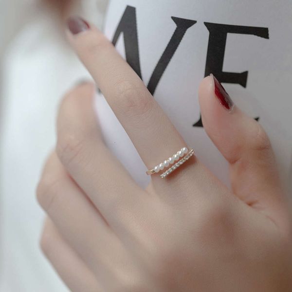 pearl female fashion personality index finger ring, Black
pearl female fashion personality index finger ring, Black