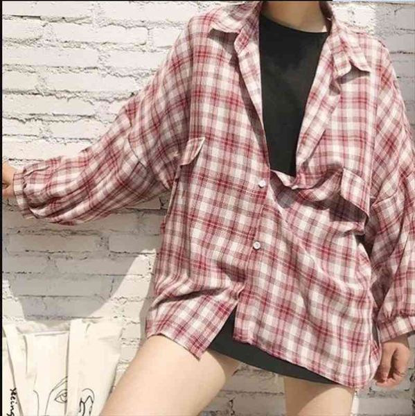 sun protection shirt female korean version loose student lantern sleeve plaid shirt mid-length coat female retro wild blouse, White
sun protection shirt female korean version loose student lantern sleeve plaid shirt mid-length coat female retro wild blouse, White