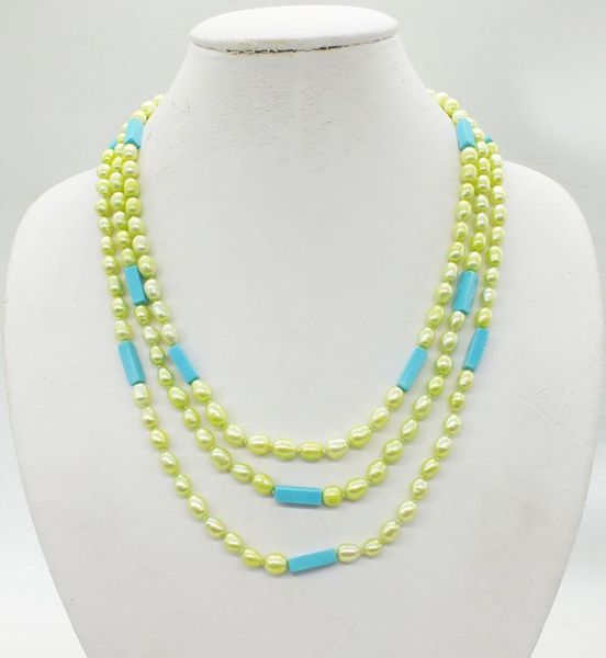 chokers 3-layer 6-7mm natural freshwater pearl necklace. green, semi-precious stones, classic bridal wedding necklace, Golden;silver
chokers 3-layer 6-7mm natural freshwater pearl necklace. green, semi-precious stones, classic bridal wedding necklace, Golden;silver