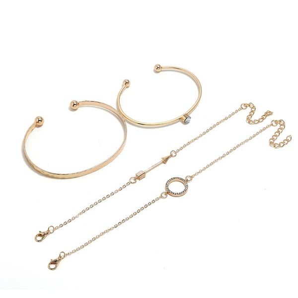 charm bracelets 4pcs/set fashion round crystal bracelet bump set women's personality party bohemian jewelry gift, Golden;silver
charm bracelets 4pcs/set fashion round crystal bracelet bump set women's personality party bohemian jewelry gift, Golden;silver