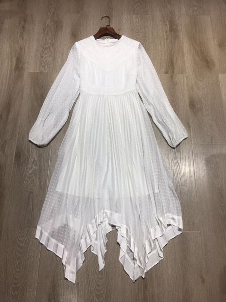 casual dresses 2021 early spring model fashion elegant puff sleeve irregular pleated white tulle dress size s l worldwide, Black;gray
casual dresses 2021 early spring model fashion elegant puff sleeve irregular pleated white tulle dress size s l worldwide, Black;gray