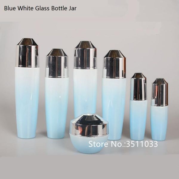 storage bottles & jars 10pcs white blue glass empty emulsion bottle lotion pump spray 50g cosmetic cream jar 30ml 40ml 120ml 150ml
storage bottles & jars 10pcs white blue glass empty emulsion bottle lotion pump spray 50g cosmetic cream jar 30ml 40ml 120ml 150ml