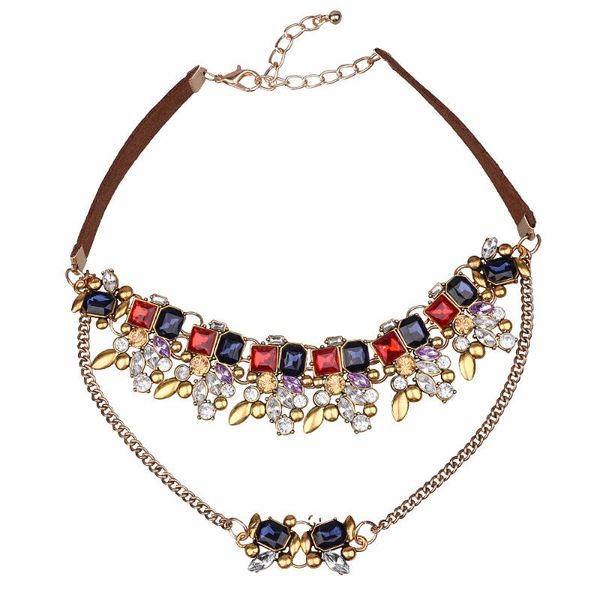chokers sleepylady trendy leather choker necklace women crystal statement necklaces pendants collier kolye colar ketting neck jewelry, Golden;silver
chokers sleepylady trendy leather choker necklace women crystal statement necklaces pendants collier kolye colar ketting neck jewelry, Golden;silver