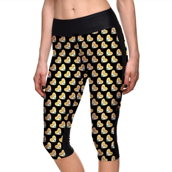women's pants & capris heart pattern digital printing women sporting fitness capril side pocket push up workout elastic force breathabl, Black;white
women's pants & capris heart pattern digital printing women sporting fitness capril side pocket push up workout elastic force breathabl, Black;white