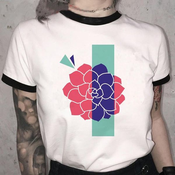 women's t-shirt geometry printed t shirt women graphic harajuku tee short sleeve animal tshirt geometric magic female, White
women's t-shirt geometry printed t shirt women graphic harajuku tee short sleeve animal tshirt geometric magic female, White