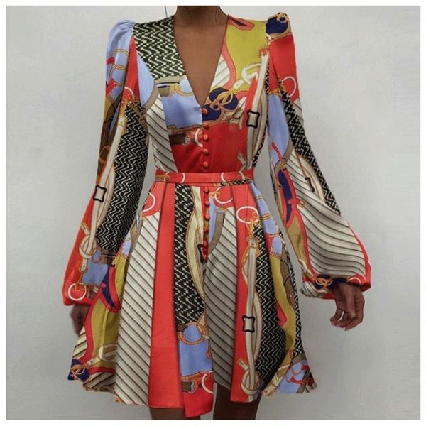 casual dresses 2021 spring autumn solid color mini dress v neck high waist line lantern long sleeve floral print women vintage full, Black;gray
casual dresses 2021 spring autumn solid color mini dress v neck high waist line lantern long sleeve floral print women vintage full, Black;gray