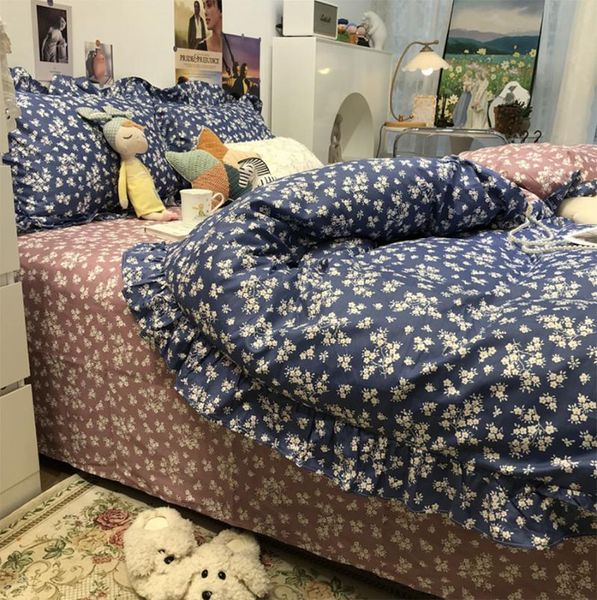 bedding sets romantic french floral set girl,blue flower ruffles cotton twin full home textile bed sheet pillowcase duvet cover
bedding sets romantic french floral set girl,blue flower ruffles cotton twin full home textile bed sheet pillowcase duvet cover