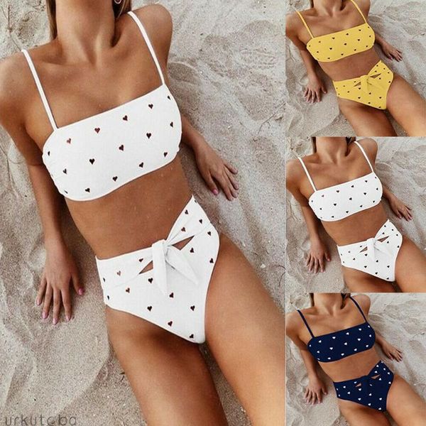 women's swimwear summer women high waist bikini set female heart-shaped print swimsuit bow push-up bra beach wear biquini, White;black
women's swimwear summer women high waist bikini set female heart-shaped print swimsuit bow push-up bra beach wear biquini, White;black