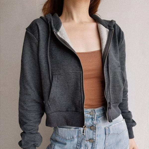 women's jackets womengaga 2021 short loose-fit solid-color long-sleeved hooded cropped sweater cardigan fashionable coat casual woman 7, Black;brown
women's jackets womengaga 2021 short loose-fit solid-color long-sleeved hooded cropped sweater cardigan fashionable coat casual woman 7, Black;brown