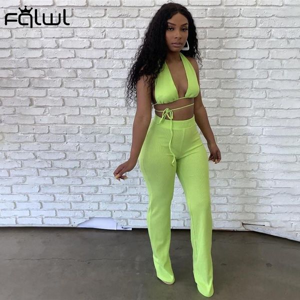 women's two piece pants fqlwl bodycon 2 sets women rave outfits summer halter crop 2021 suits matching tracksuits, White
women's two piece pants fqlwl bodycon 2 sets women rave outfits summer halter crop 2021 suits matching tracksuits, White