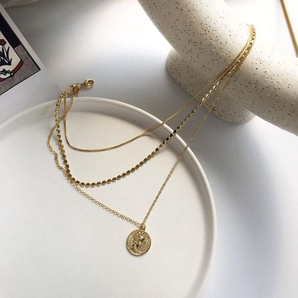 chains cold wind multi layers necklace golden women jewelry pendant long for party gifts 2021, Silver
chains cold wind multi layers necklace golden women jewelry pendant long for party gifts 2021, Silver
