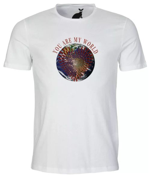 You Are My World MENS T SHIRT Fathers day love my Dad save the planet loving, White;black
You Are My World MENS T SHIRT Fathers day love my Dad save the planet loving, White;black