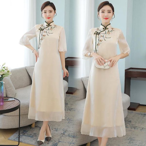 6729# summer young girl modified dress vintage retro chinese improved cheongsam elegant mandarin collar female qipao ethnic clothing, Red
6729# summer young girl modified dress vintage retro chinese improved cheongsam elegant mandarin collar female qipao ethnic clothing, Red