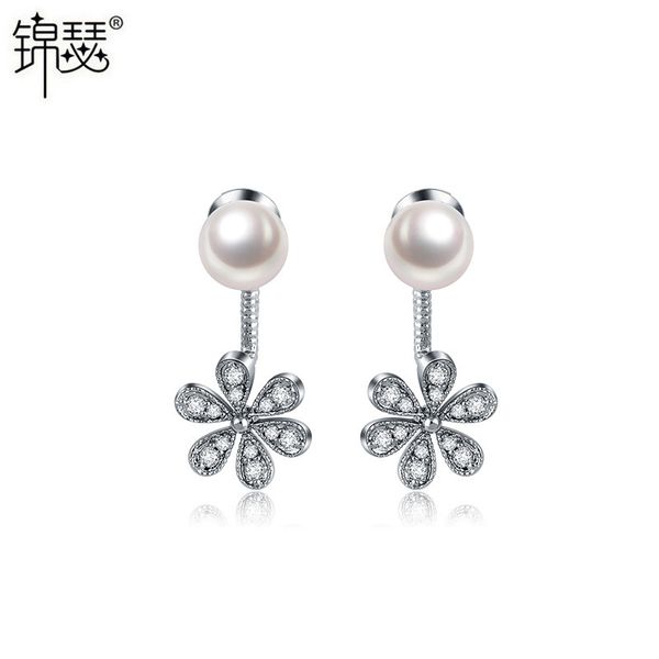 jewelry charm stud field earrings korean version aaa zircon shell pearl silver needle small flower fashion, Golden
jewelry charm stud field earrings korean version aaa zircon shell pearl silver needle small flower fashion, Golden