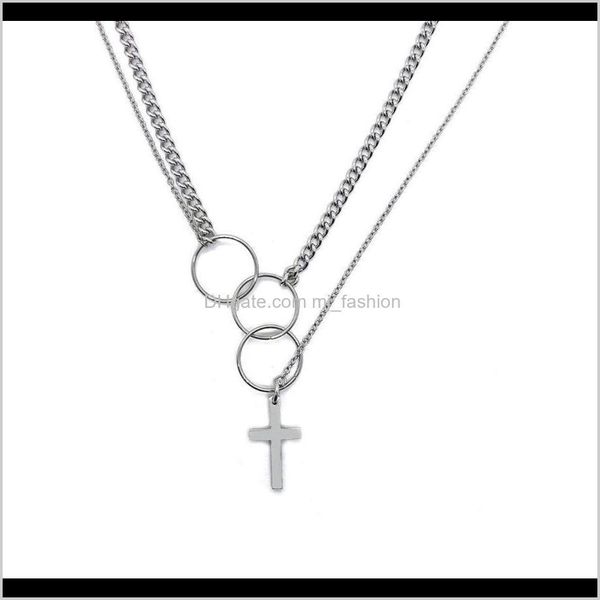 & pendants jewelrymen fashion exaggerated cross circle ring pendant collar chain charm necklaces 0609 drop delivery 2021 w1map, Silver
& pendants jewelrymen fashion exaggerated cross circle ring pendant collar chain charm necklaces 0609 drop delivery 2021 w1map, Silver