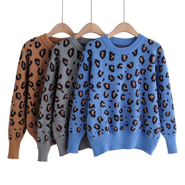 korean all-match loose slim lazy wind knitted sweater leopard pullover o neck long sleeve sweater women pullovers 210420, White;black
korean all-match loose slim lazy wind knitted sweater leopard pullover o neck long sleeve sweater women pullovers 210420, White;black