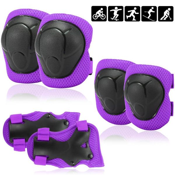 elbow & knee pads kids set 6 in 1 protective gear kit with wrist guards children safety protection for skating, Black;gray
elbow & knee pads kids set 6 in 1 protective gear kit with wrist guards children safety protection for skating, Black;gray