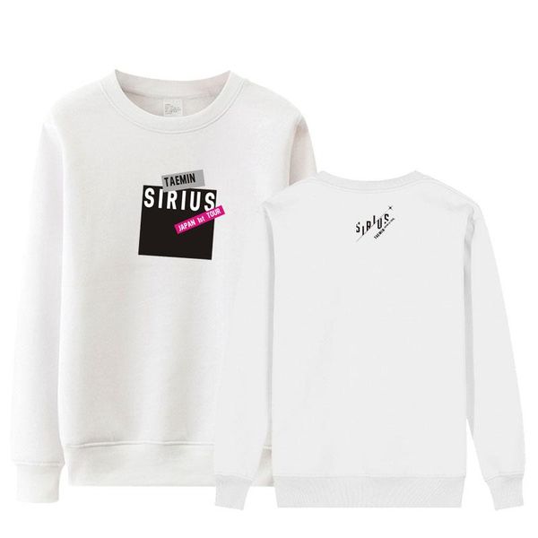 women's hoodies & sweatshirts shinee tamin concert tour sirius same printing o neck thin sweatshirt spring autumn kpop loose pullover, Black
women's hoodies & sweatshirts shinee tamin concert tour sirius same printing o neck thin sweatshirt spring autumn kpop loose pullover, Black