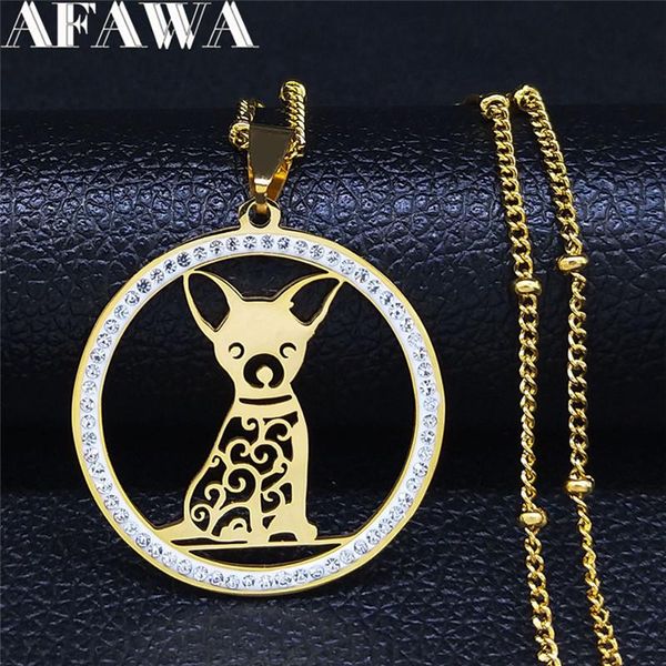 pet dog chihuahua crystal stainless steel charm necklaces women gold color statement necklace jewelry bijoux femme nxs01 pendant, Silver
pet dog chihuahua crystal stainless steel charm necklaces women gold color statement necklace jewelry bijoux femme nxs01 pendant, Silver