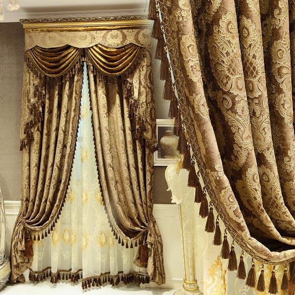 villa luxury atmosphere high-end chenille blackout european-style curtain for living room bedroom simple curtains & drapes
villa luxury atmosphere high-end chenille blackout european-style curtain for living room bedroom simple curtains & drapes