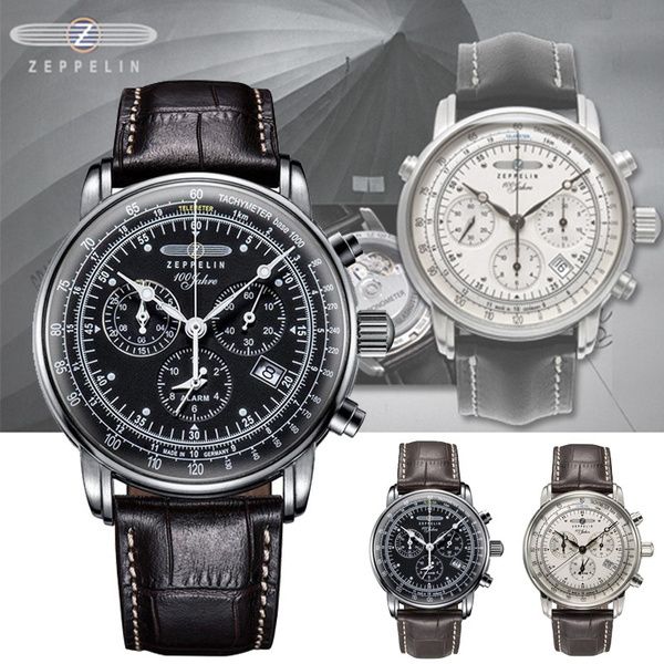 2021 latest zeppelin airship men's retro business leisure niche luxury brand watch fashion, Silver
2021 latest zeppelin airship men's retro business leisure niche luxury brand watch fashion, Silver