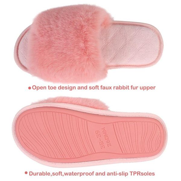 slippers fashion fluffy fur women indoor warm furry flip flops woman plush for home non slip soft flat shoes pantuflas, Black
slippers fashion fluffy fur women indoor warm furry flip flops woman plush for home non slip soft flat shoes pantuflas, Black