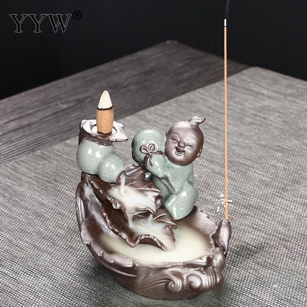 fragrance lamps backflow incense cones holder 2021 inserted stick burner ceramic furnace gourd aromatic home office crafts
fragrance lamps backflow incense cones holder 2021 inserted stick burner ceramic furnace gourd aromatic home office crafts