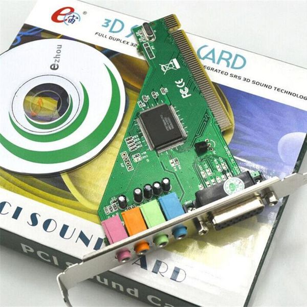 sound cards pci card 4.1 channel deskcomputer built in high fidelity audio cmi8738 
sound cards pci card 4.1 channel deskcomputer built in high fidelity audio cmi8738