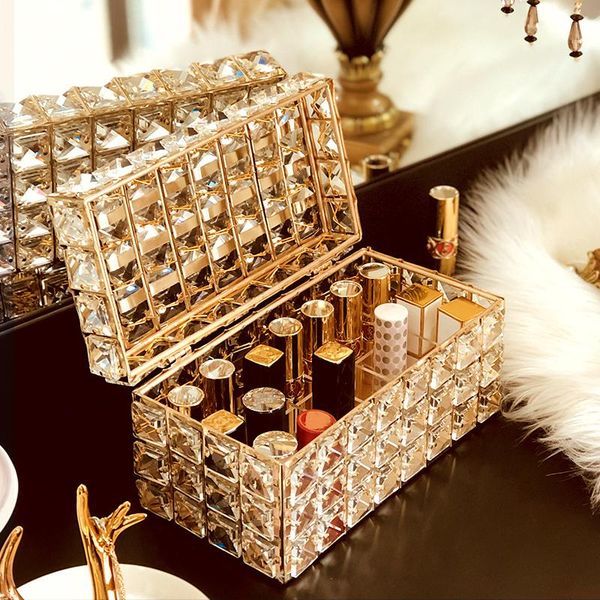 storage boxes & bins high grade metal crystal flip cover lipstick holder box deskdressing table makeup organizer cosmetic shelf
storage boxes & bins high grade metal crystal flip cover lipstick holder box deskdressing table makeup organizer cosmetic shelf