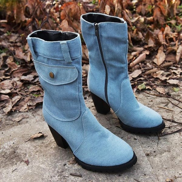 boots fashion casual ladies plus size high heel mid-tube women's womens platform heels women woman shoes sexy, Black
boots fashion casual ladies plus size high heel mid-tube women's womens platform heels women woman shoes sexy, Black