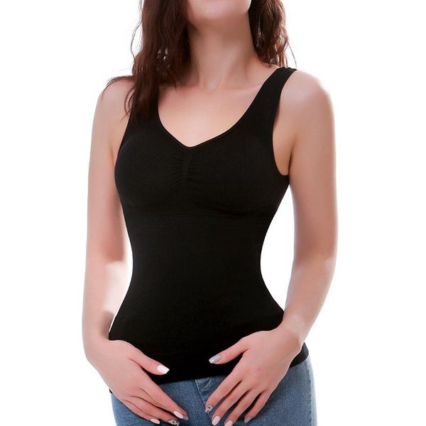 women's shapers 1 pcs women slim up lift bra shaper body shaping camisole corset waist slimming super thin seamless ecmln drop, Black;white
women's shapers 1 pcs women slim up lift bra shaper body shaping camisole corset waist slimming super thin seamless ecmln drop, Black;white